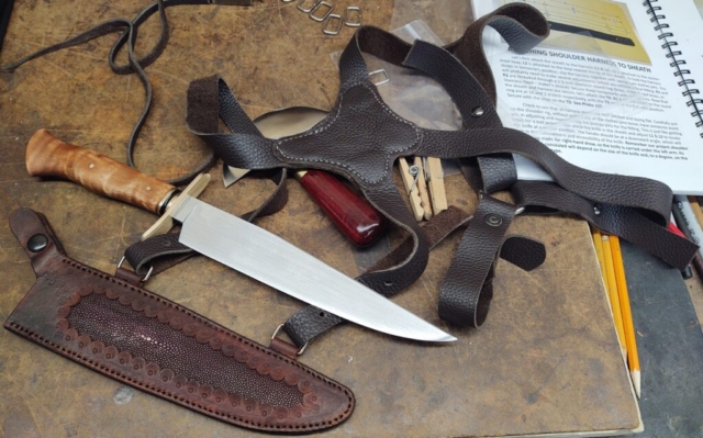 Fighter, Sheath and Shoulder Harness